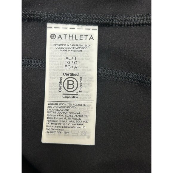 NEW Athleta Rainier Jogger X Large XL Black Active Pants Athleisure Minimalist - Picture 9 of 9